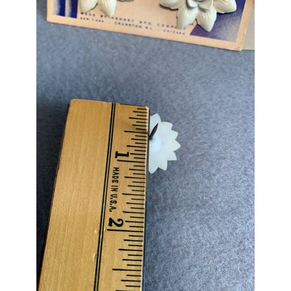 Vintage Kenney Curtain Holdbacks Floral Design Set of 6 Original Packaging - Picture 9 of 11